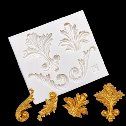 Symmetric Pattern Silicone Sugarcraft Mould Set, Fondant Cake Decorating Tools