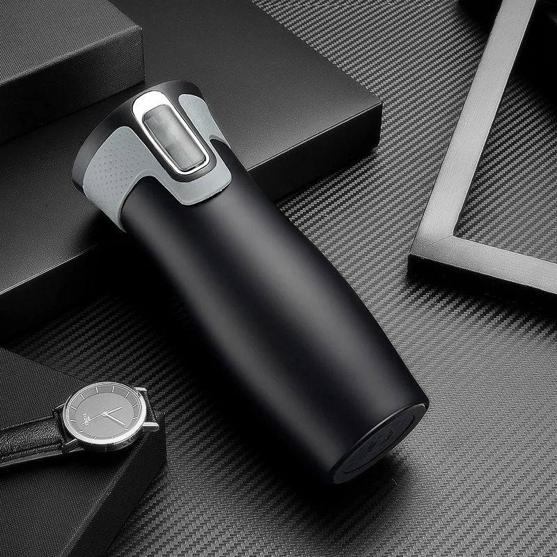 420ml Double Wall Insulated Coffee Thermos Bottle VaccumTumbler Thermal Water Bottle Car Cup