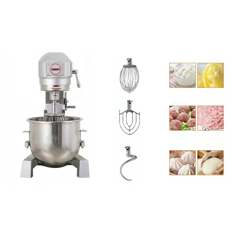 Food Mixer Food Processor Stainless Steel Blender Mixer Dough Mixer Electric Planetary Stand Mixer Kitchen With Hook