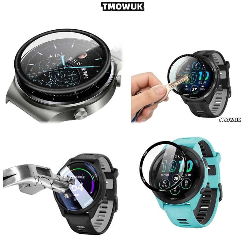 

For Garmin Forerunner 158 165 245 255 255s 265 265s Screen Film 3D Flexible Full Cover Protector