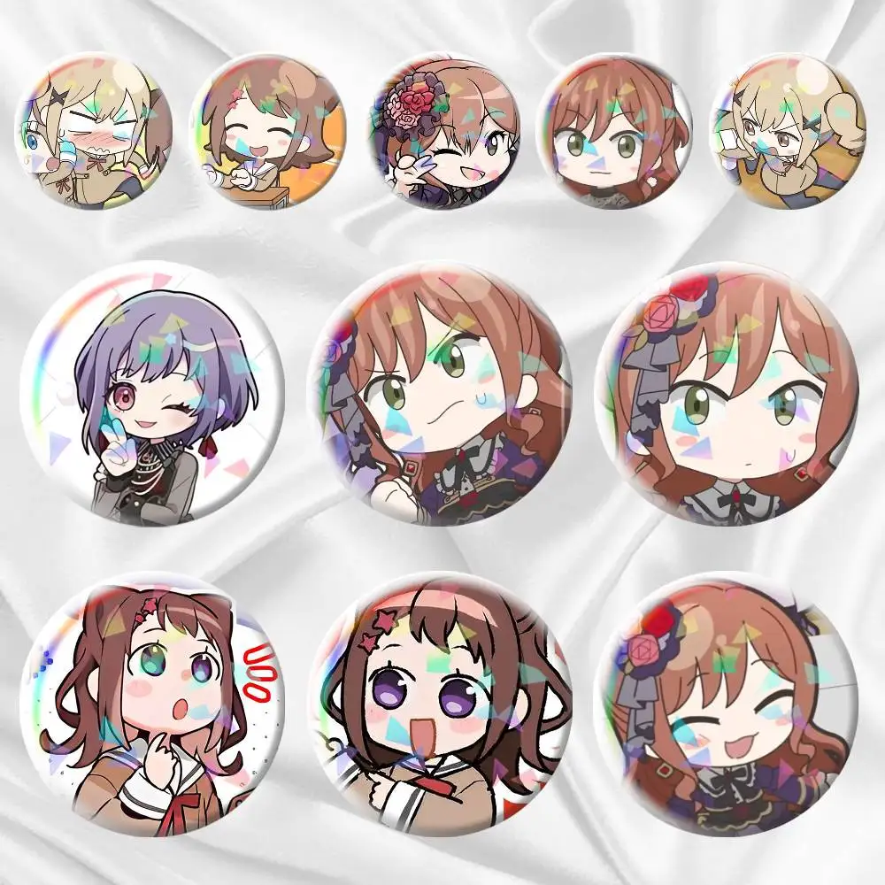 

GANSO BanG Dream Chan 75mm 44mm 25mm Brooch Backpack Hat Pins Accessories Toys Badge