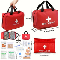 First Aid Kit, Premium Compact Trauma Medical Kits for Any Emergencies, Ideal for Home, Car, Travel, Camping, Hiking, Truck, Off
