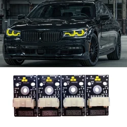 CSL Yellow Angel Eye DRL Boards For 2015-2019 BMW 7 Series G11 G12 730i 740e 750i 750ix Adaptive Headlight Daytime Running light