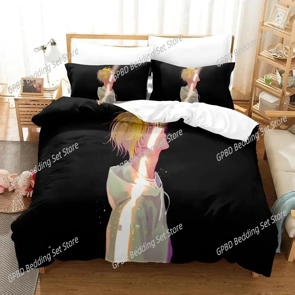 

3d Print Anime Banana Fish Bedding Set Bedroom Soft Modern Bedspreads Comefortable Kids Duvet Cover Quilt Cover And Pillowcase