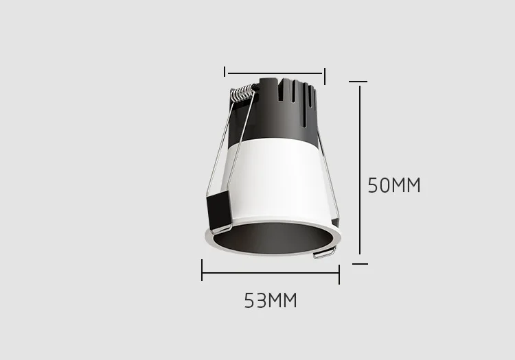 DALI2 DT8 Dimming LED Recessed Downlight Modern Spotlight Indoor Anti-glare CRI97 Aluminum Ceiling Light for Living Room Bedroom