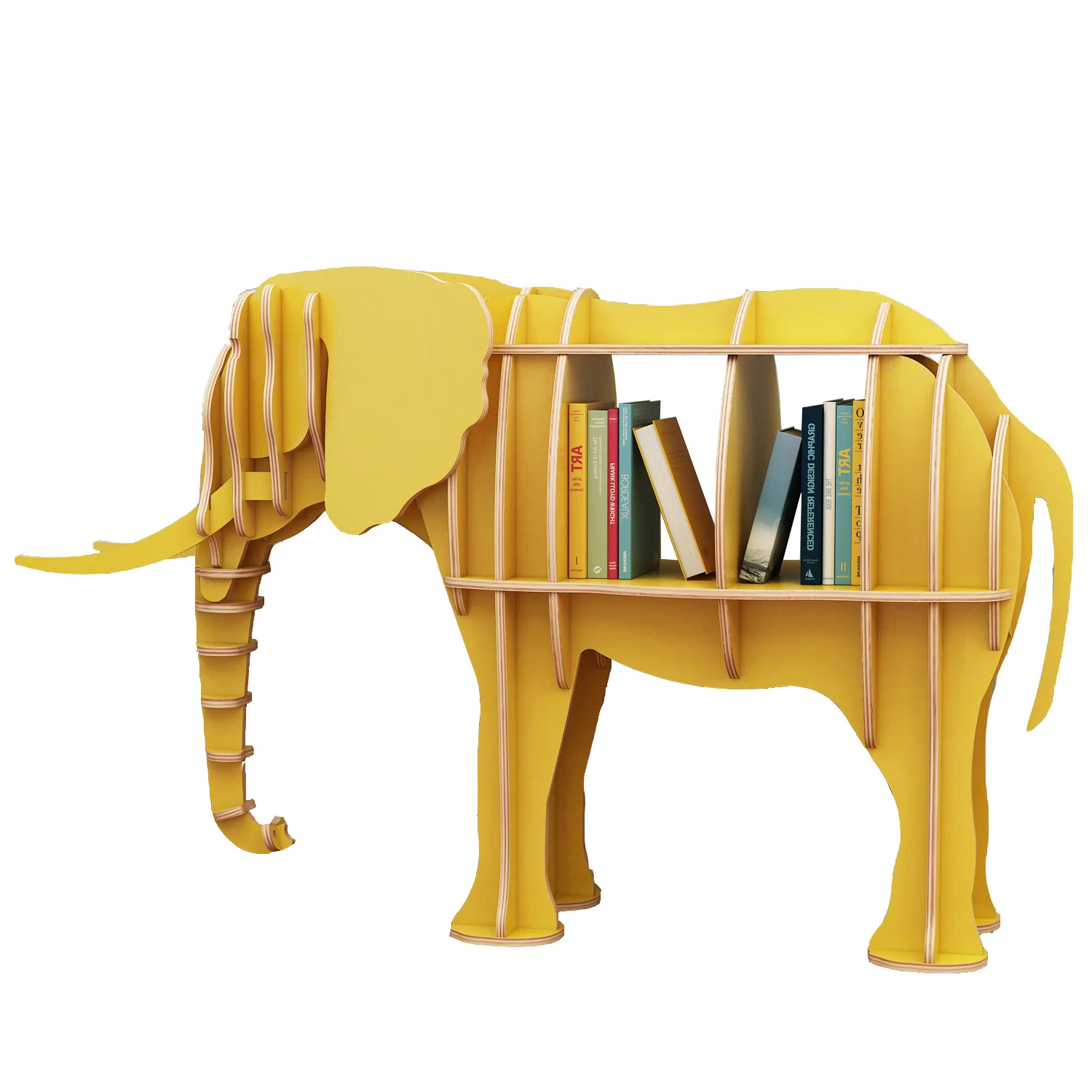 

Cartoon bookshelf animal shape floor rack living room office shop window decoration ornament