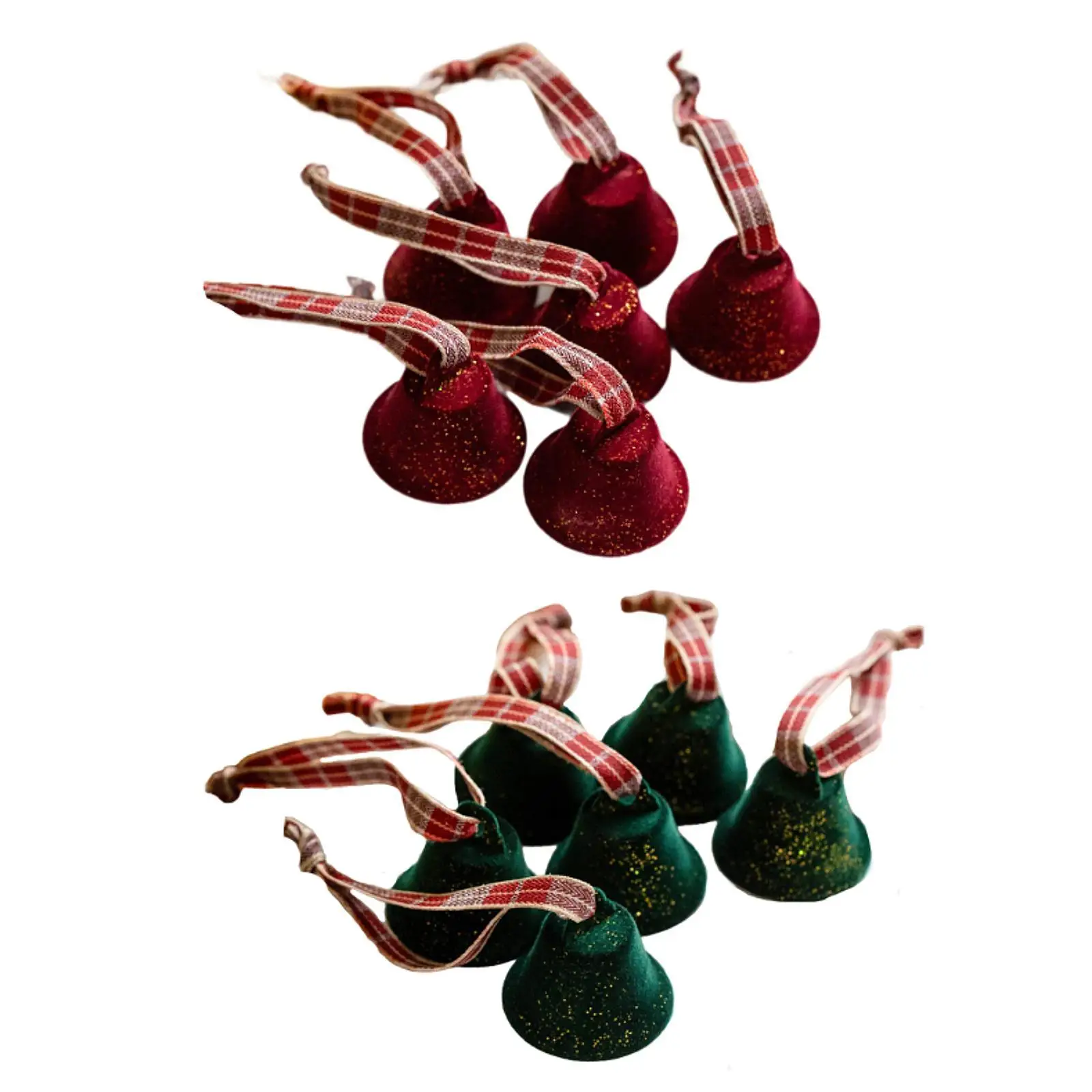 6 Pieces Christmas Bell Ornaments for Party Supplies Anniversary Festival