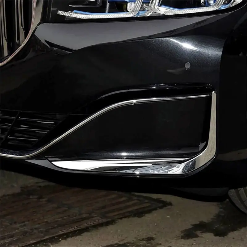 A33K-Front Bumper Strip Trim Molding For BMW 7 Series G12 730Li 740Li 750Li 2019-2021 Car Accessories