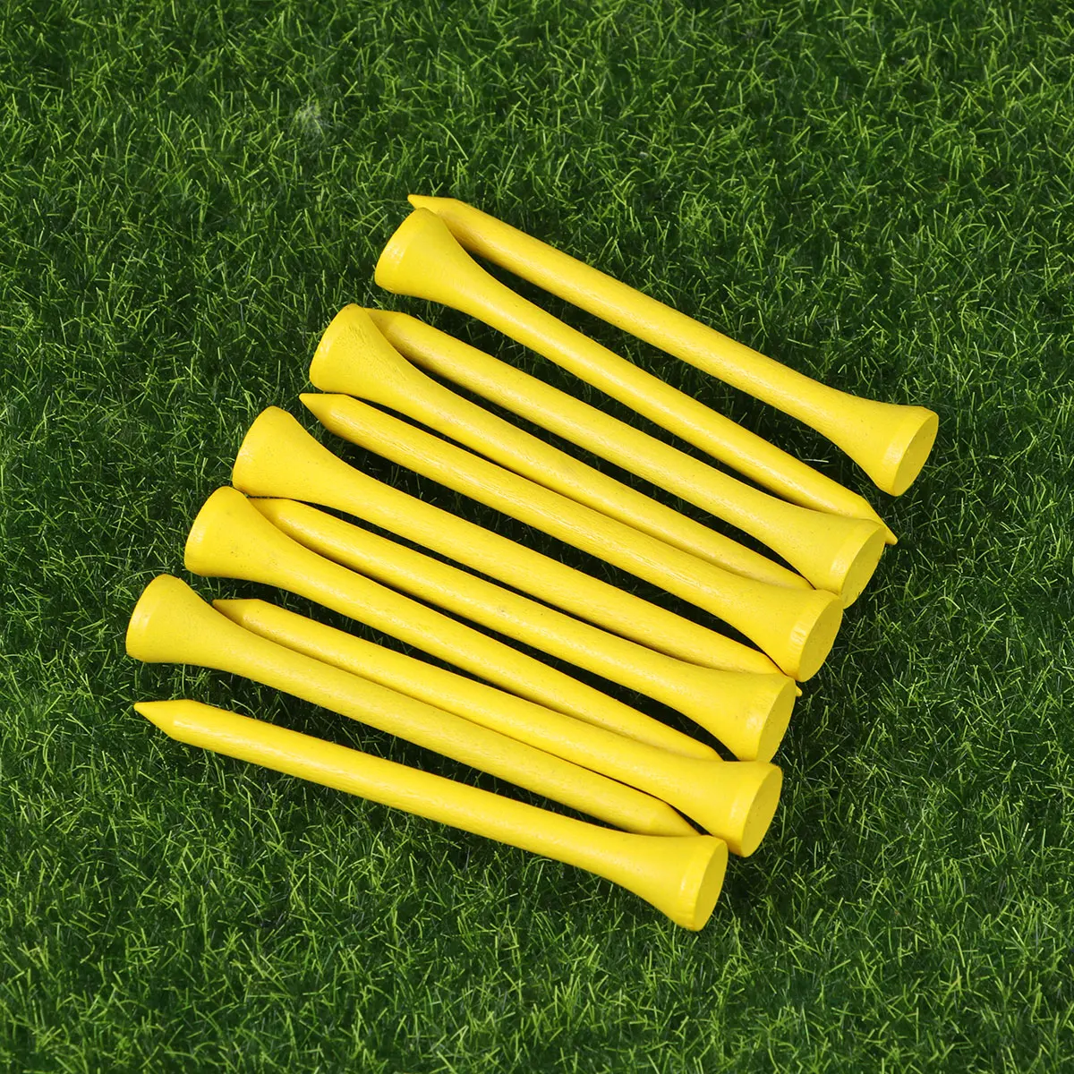 

100pcs 8.3Cm Wooden Golf Tees Durable Reusable Yards Tees Outdoor Sports Blue Golf Equipment Accuracy Practice