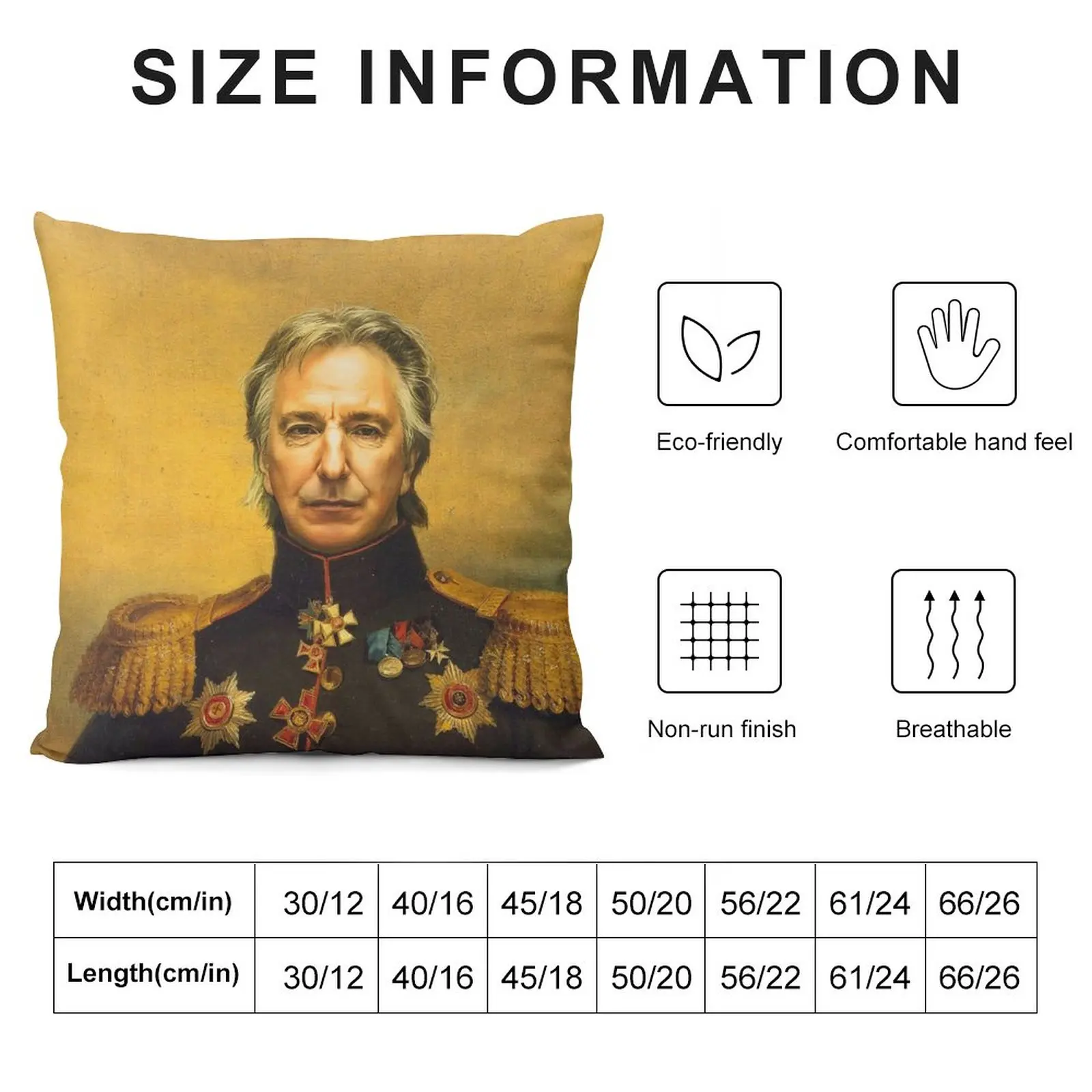 Alan Rickman - replaceface Throw Pillow Pillows Aesthetic Cushions For Sofa Pillowcases