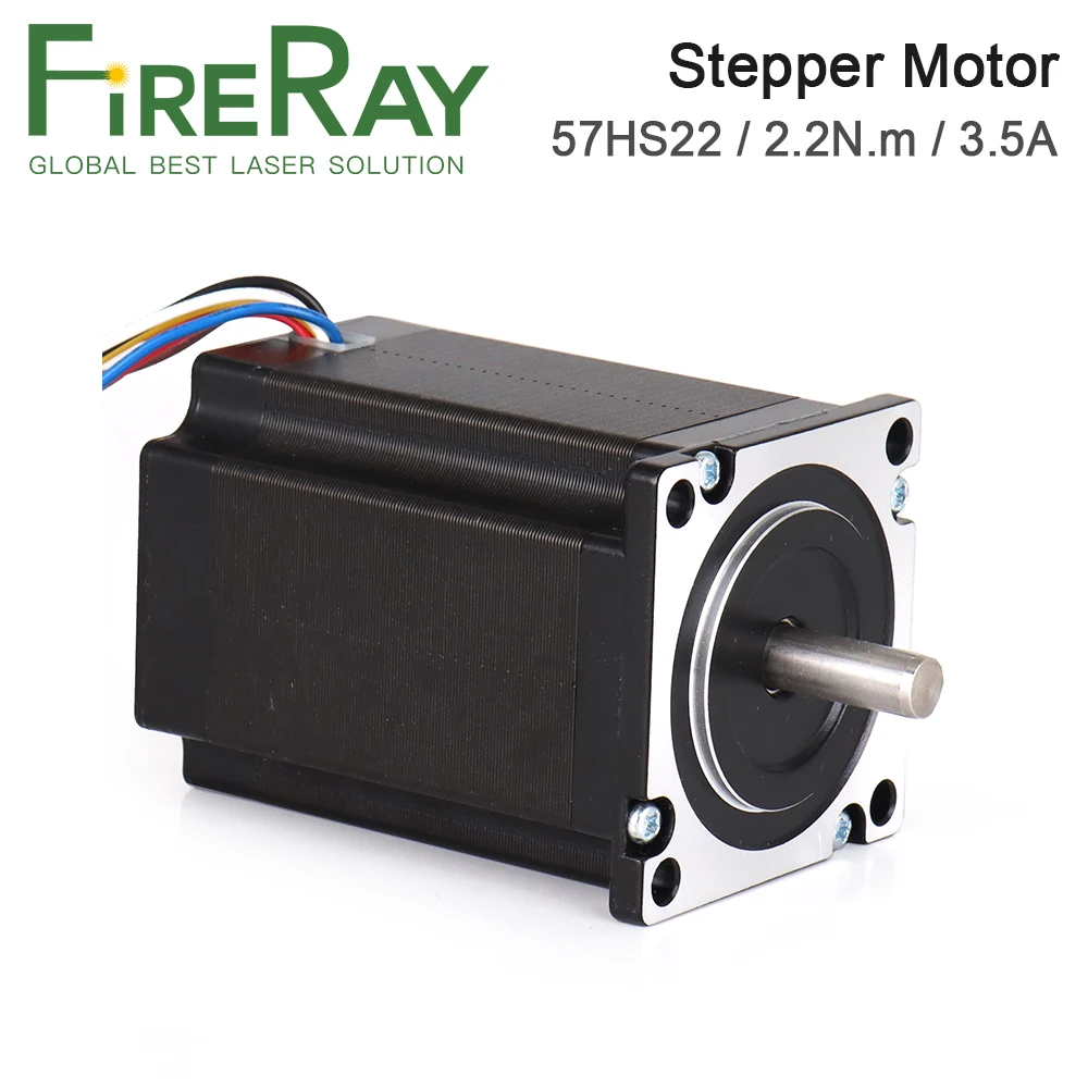 

FireRay Leadshine 57HS22 Nema23 2Phase Stepper Motor 2.2N.m 3.5A 8-Leader for 3D Printer Co2 Laser Cutting Machine