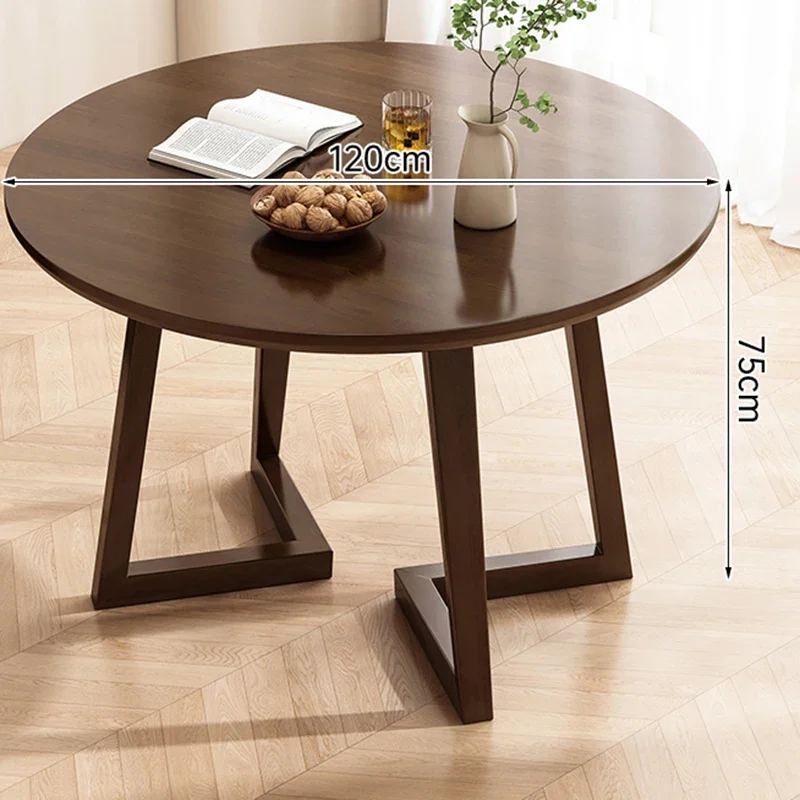 Portable Lounge Dining Table Garden Designer Office Service Kitchen Dining Table Round Center Salon Console Mesa Home Furniture