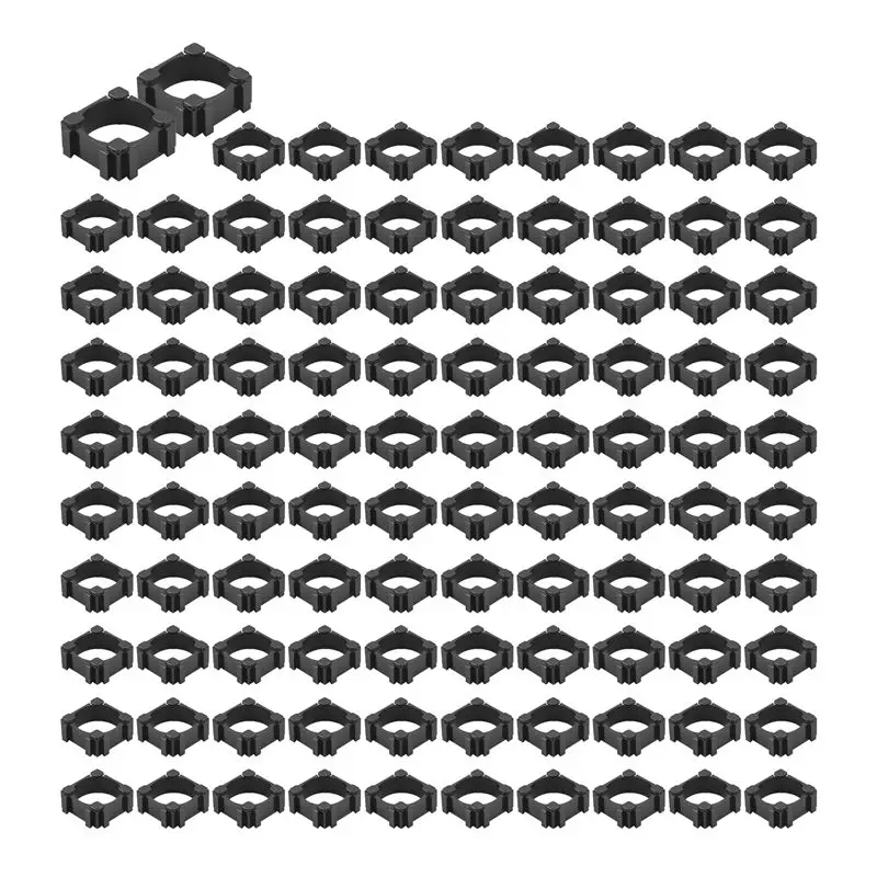 A74E-100Pcs 18650 Lithium Cell Cylindrical Battery Case Holder Bracket For Diy Battery Pack