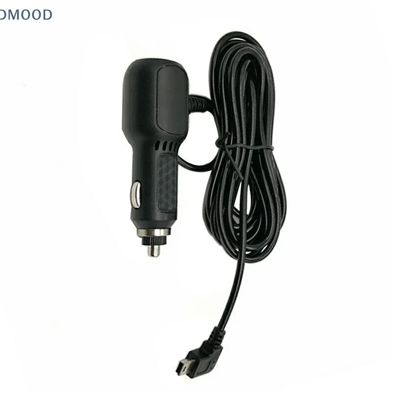 【CR】Fast Charge DVR Dash Cam Cable 11.5ft 3 in 1 Micro USB Mini USB Type C Power Cord for Car Camera Accessory