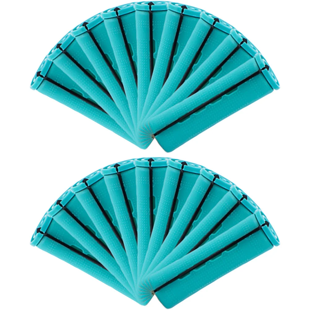 

18Pcs Hair Curlers Flexible Hair Rollers Salon Hairdressing Tools Self Holding Rollers for Styling Wavy Curls Home Use