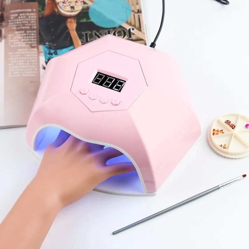 UV LED Nail Lamp 168W Professional 42Pcs Light Beads Super Fast Curing Lamp for Home & Salon Nail Dryer Polish Led Lamp