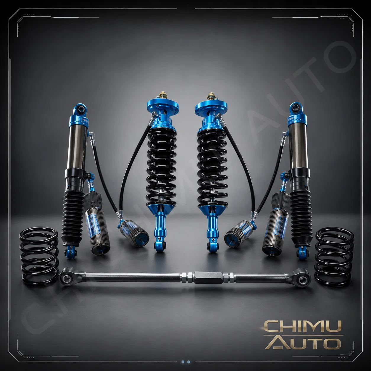 【CHIMU AUTO】 For Toyota 4Runner 2 Inch Lift Kit Adjustable Nitrogen Shock Absorbers High Strength Off-Road Suspension Upgrade