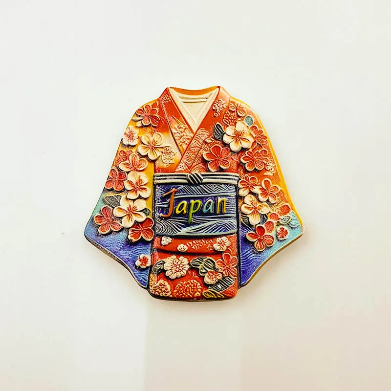 

Cross-Border JapanJapanResin Refrigerator Magnets for Tourist Attractions Tokyo Osaka Torii Fuji Mountain Lucky Cat Nara Creativ