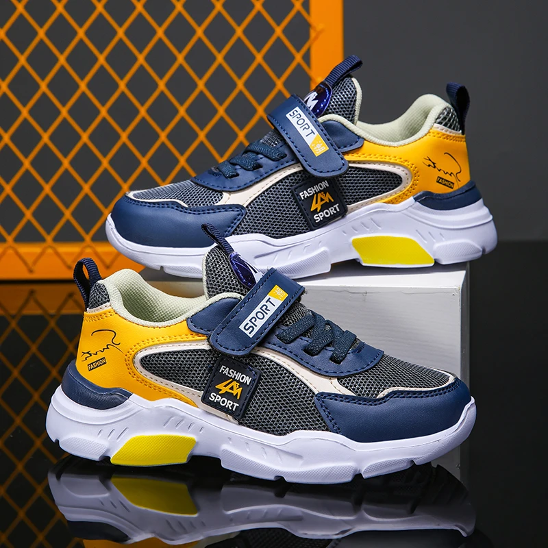 Zapatillas deportivas de cuero transpirables para niño
