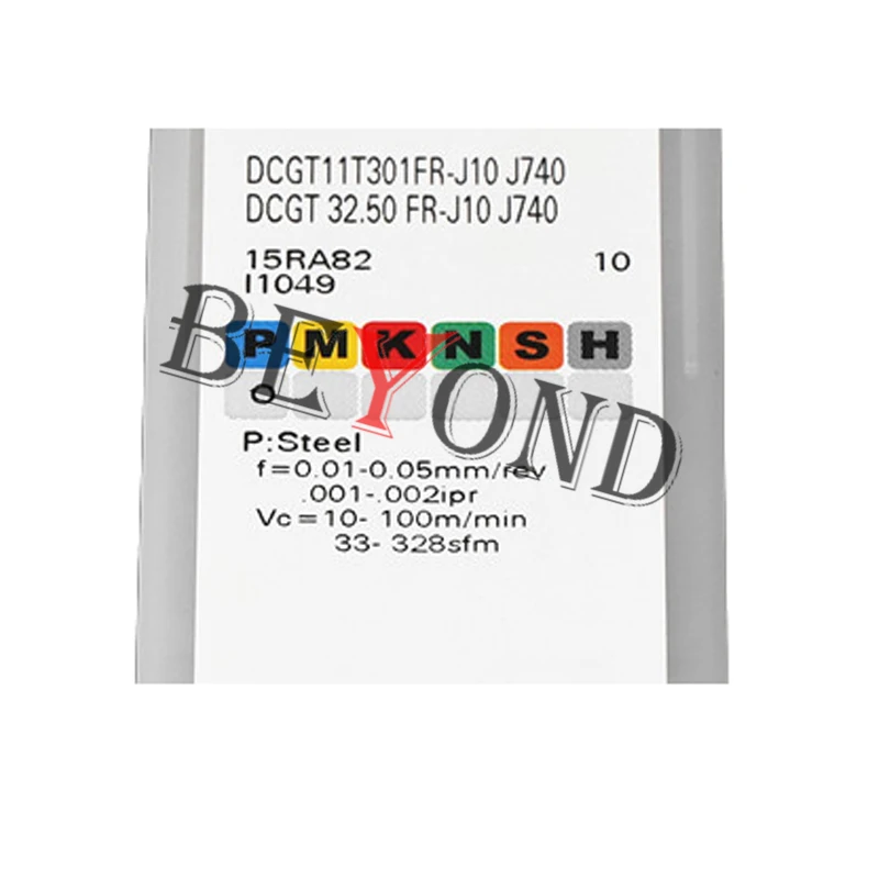 Imagem -03 - Carboneto do Cnc Introduz o Cortador 100 Original Dcgt J10 J740 Dcgt11t302fr Dcgt11t301fr Dcgt11t302fl 070202 Dcgt11t302 fr o