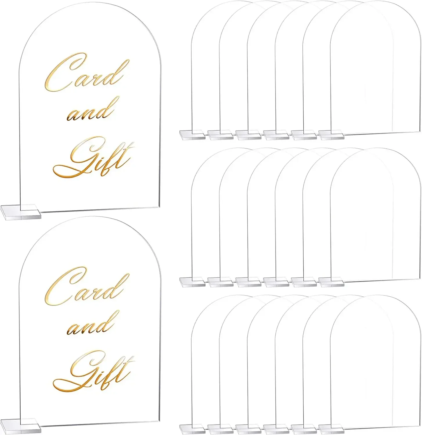 

25 шт., прозрачная вывеска в виде арки с подставкой, сделай сам, пустая акриловая круглая бирка с именем гостя, карточка с местами, украшения для вечеринки, свадьбы, декор