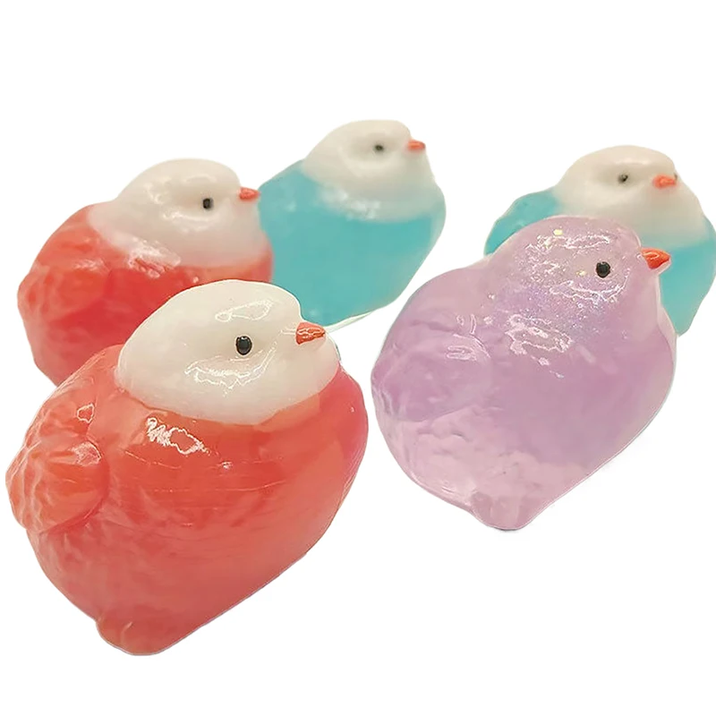 1PC Props Kawaii Handmade Chick Ultra Soft Toys For Stress Relief Soft Chicken Adult Children Cute Gift