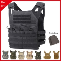 JPC Vest Tactical Molle Plate Carrier Vest Outdoor Paintball Airsoft Vest Hunting Body Armor Equipment