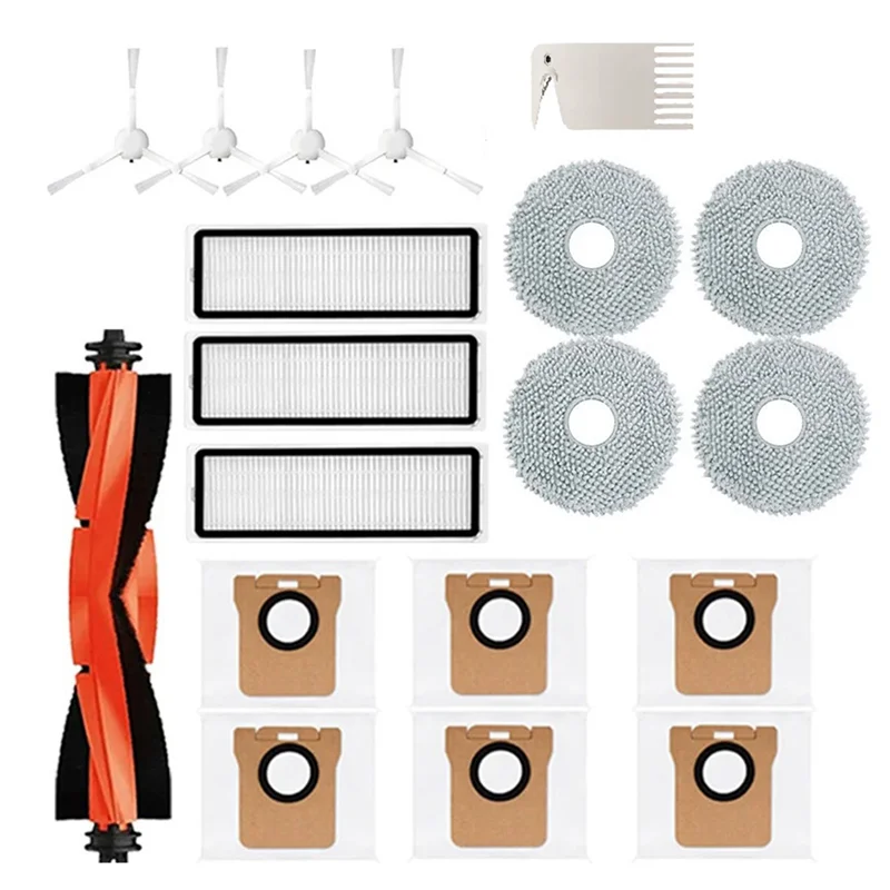 

B99A-For Xiaomi Robot Vacuum Cleaner X20+/X20 Plus Main Brush Suitable For Replacement Of Robot Vacuum Cleaner Parts