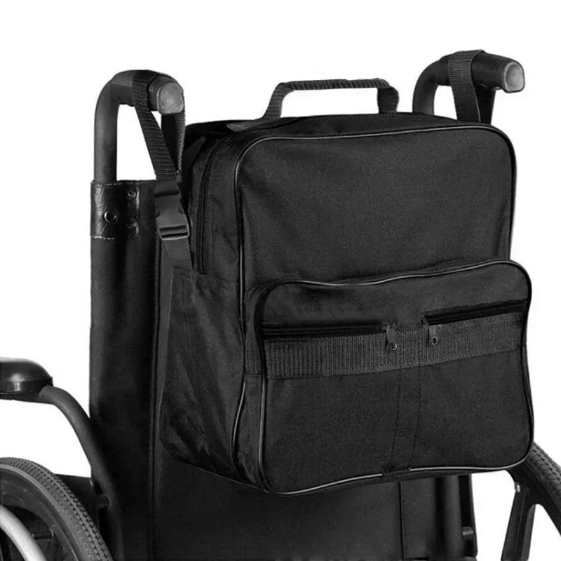 Wheelchair Rear Bag Waterproof Storage Bag Large Capacity Stroller Carry Bag Backpack Mobility Scooter Hanging Bag Shopping Bag