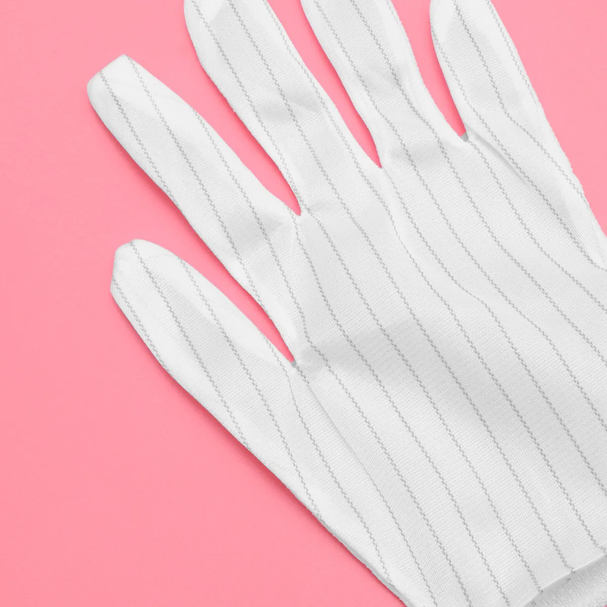 10Pairs Anti-Static Gloves White Washable Reusable One-Size Protective Work Gloves for Lab Techs Cleanroom Industrial