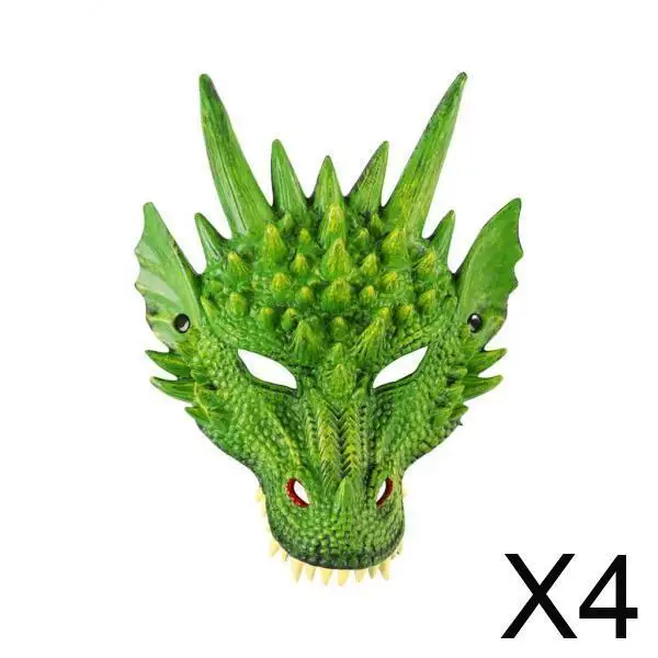 

Anime Dragon Head Cover RP Foam Scary Masquerade Mask Party Prop for Adults Birthday Easter Decoration