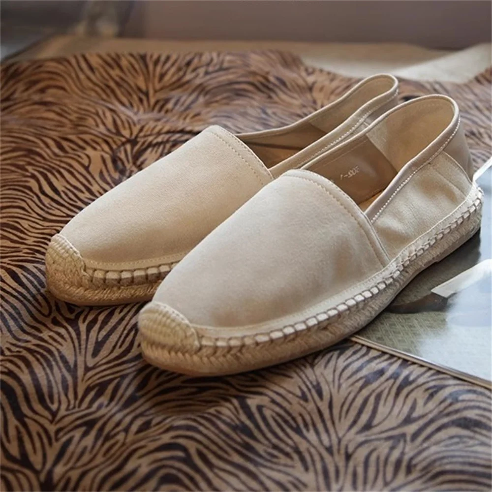 

Sheepskin Fisherman Shoes Summer New Suede Casual Gentleman's Loafers Trendy One Foot Soft Sole Lazy Shoes Men Comfort Shoes