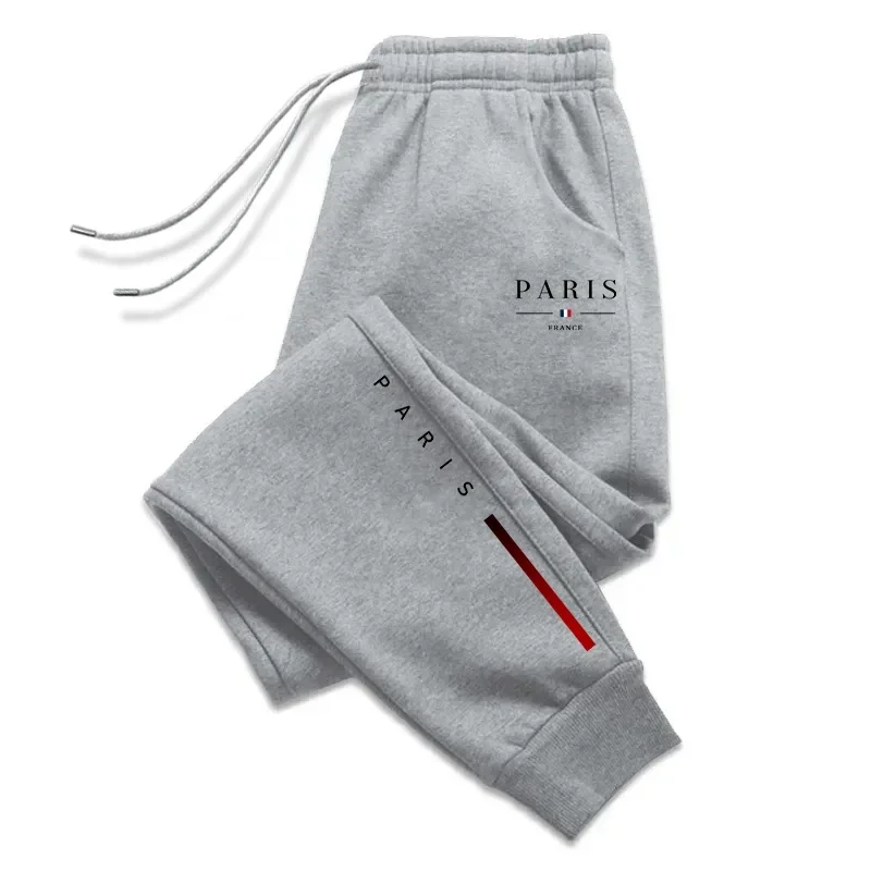 

2025 New Arrival Paris Printed Sweatpants for Men High Grade Male Home Outdoor Casual Sports Jogger Pants Urban Fashion Trousers