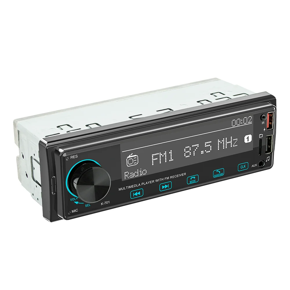 1 din radio mp3 fm  receiver car stereo automotive sound dab   player auto stereos USB FM TF BT AUX IN