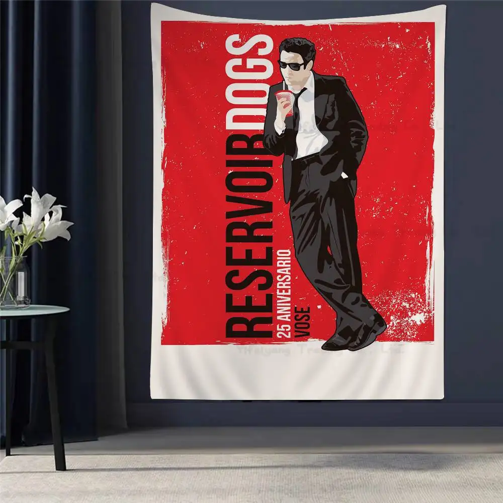 

American Movie Reservoir Dogs Cartoon Tapestry Bohemian Wall Tapestries Mandala Wall Hanging Sheets