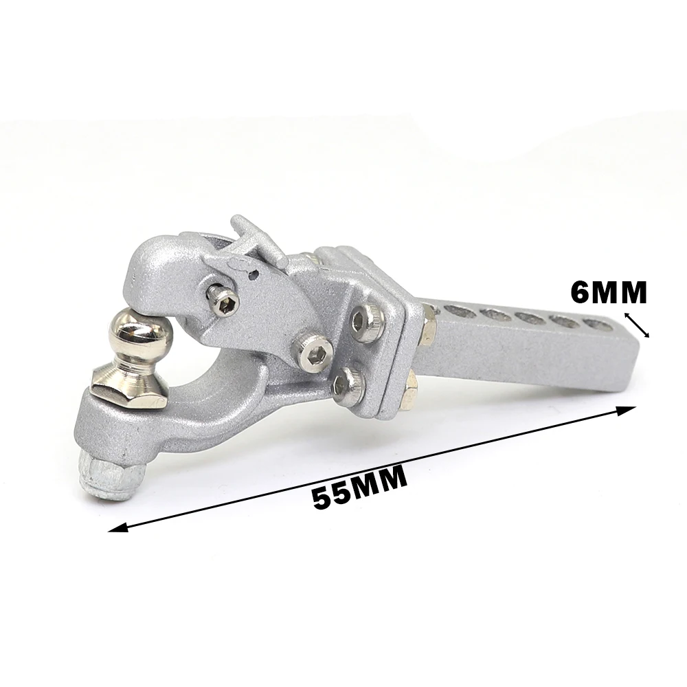 1/10 Крепление сцепного устройства для прицепа RC для масштабного гусеничного заднего бампера SCX10 II TRX4 Defender Element Enduro D90 TF2 CFX RGT EX86190