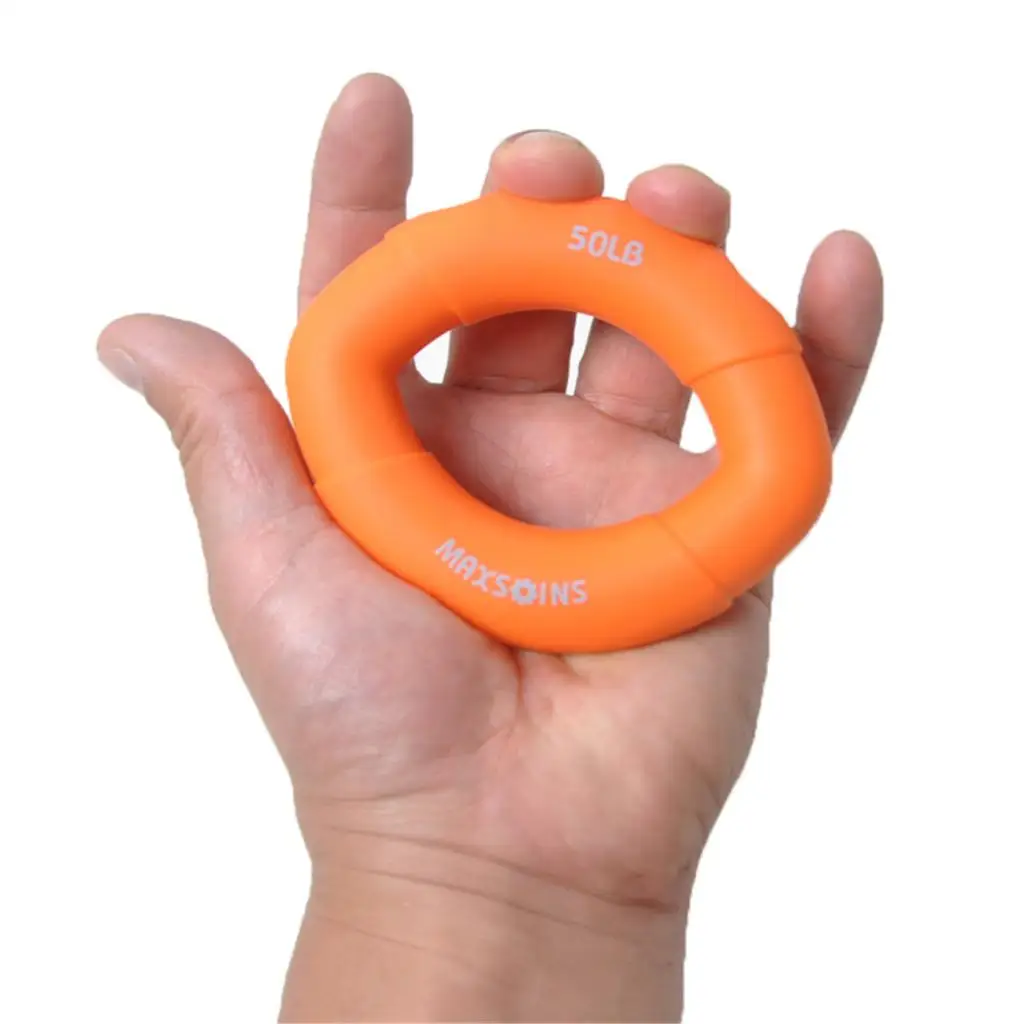 Lightweight Hand Strengthener Colorful Silica Gel Grip Ring for Fitness Recovery and Portable Home Gym Tool