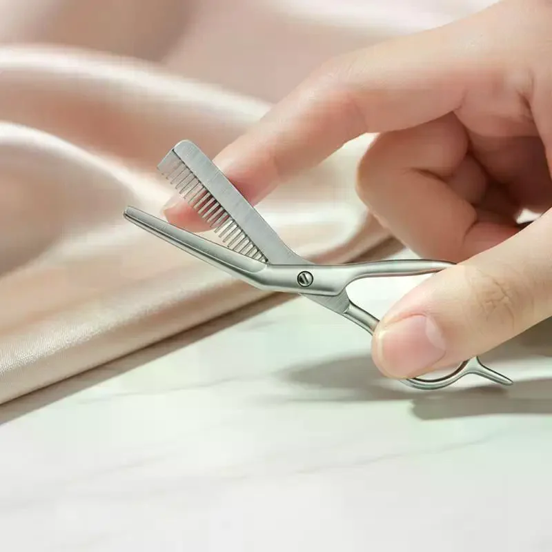 Stainless Steel Eyebrow Scissors With Comb Precision Shaping & Grooming Facial Hair Grooming Tool Perfect Face Care Tool