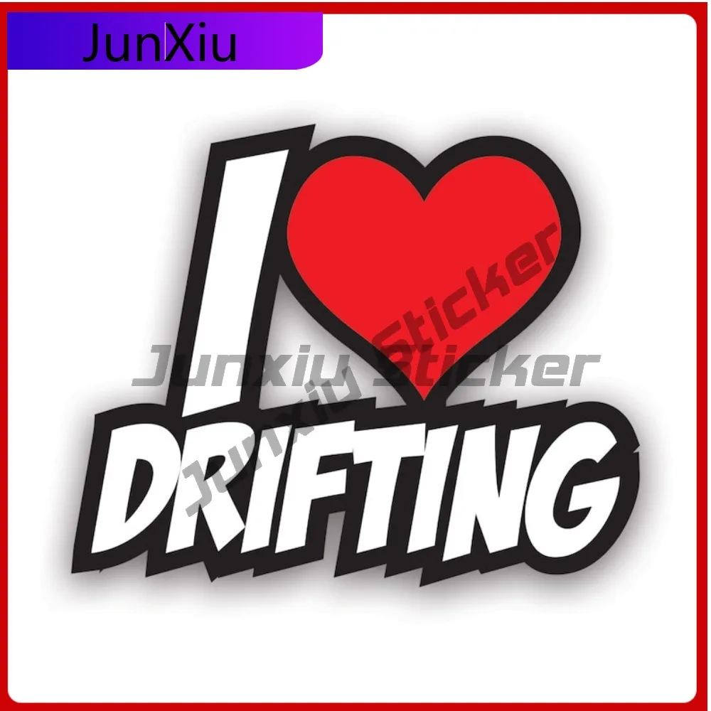 

I Love Drifting Sticker Decal Self Funny Laptop Waterproof Vinyl Decal For Campers Outdoor Creative Creative Fun Fun Decor