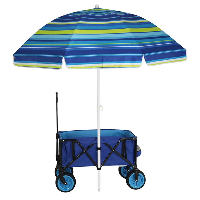 

Custom Camping Multi Function Easy Assemble Folding Beach Wagon Cart