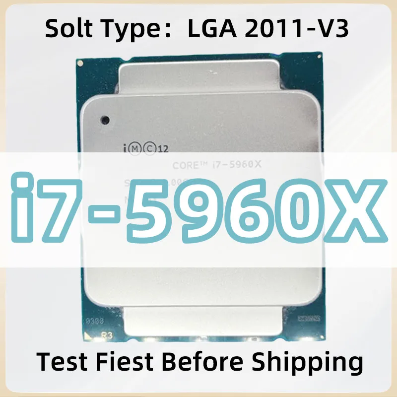 Core i7-5960X CPU 8-Cores 16-Threads 3.0GHz 20MB 140W LGA 2011-3 for X99 motherboard i7 5960X processor