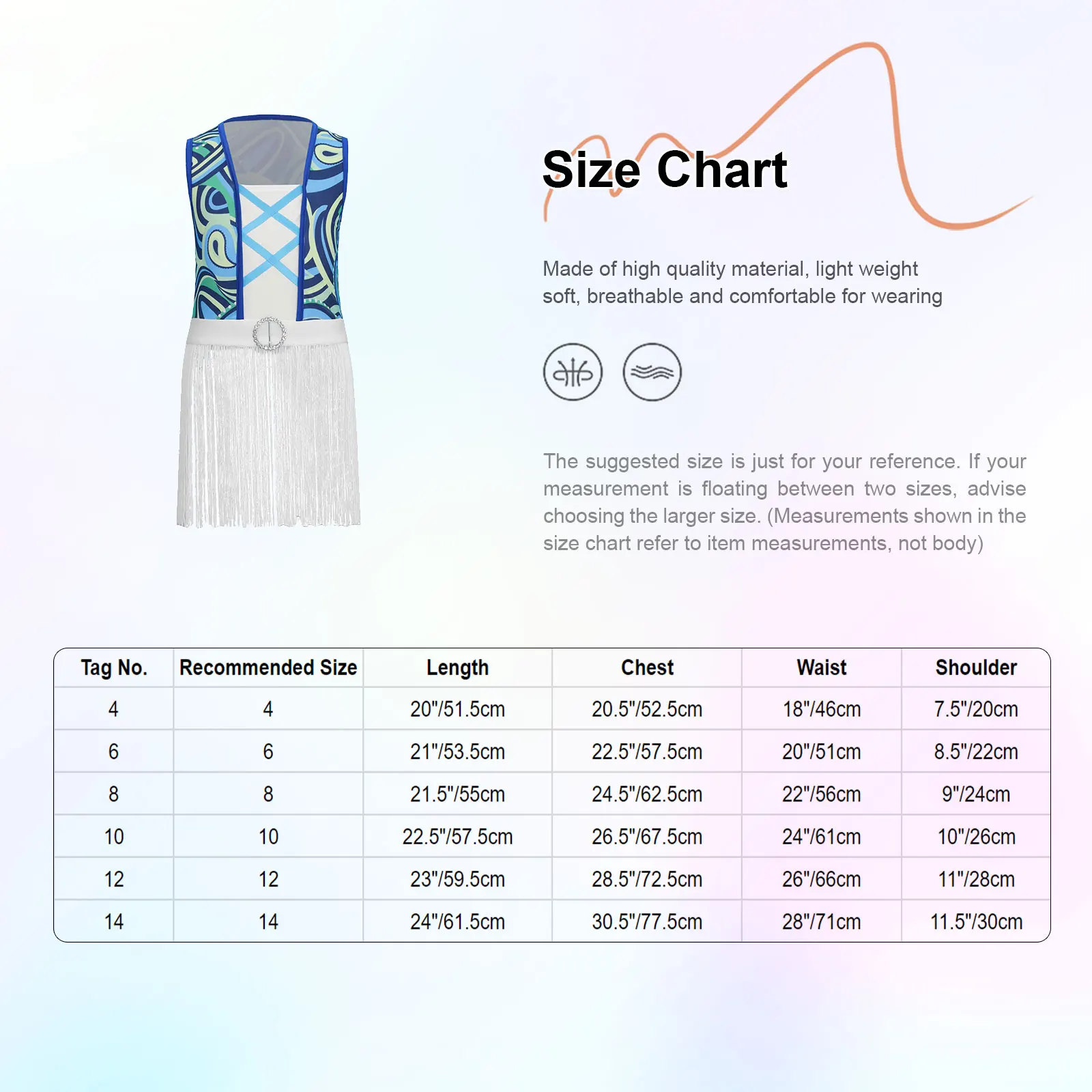 Girls Dance Outfit Print Fringe Crop Top Tank Vest Dance Top with Shorts for Modern Dance Latin Salsa Ballroom Cha Cha Dance