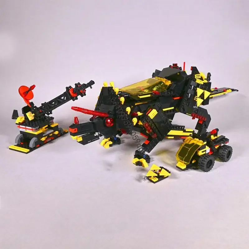 

New 1008Pcs Popular Space Technology Series Moc Black Triceratops Model Custom Puzzle Diy Creative Ideas Kids Toys Birthday Gift