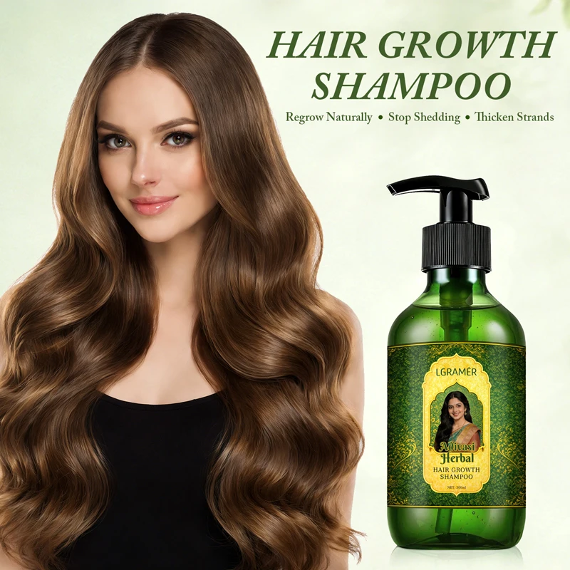 300ml Shampoo Anti-Hair Loss & Hair Regrowth Strengthens Hair Controls Oil Refreshes Adds Volume Scalp Care Products for Family