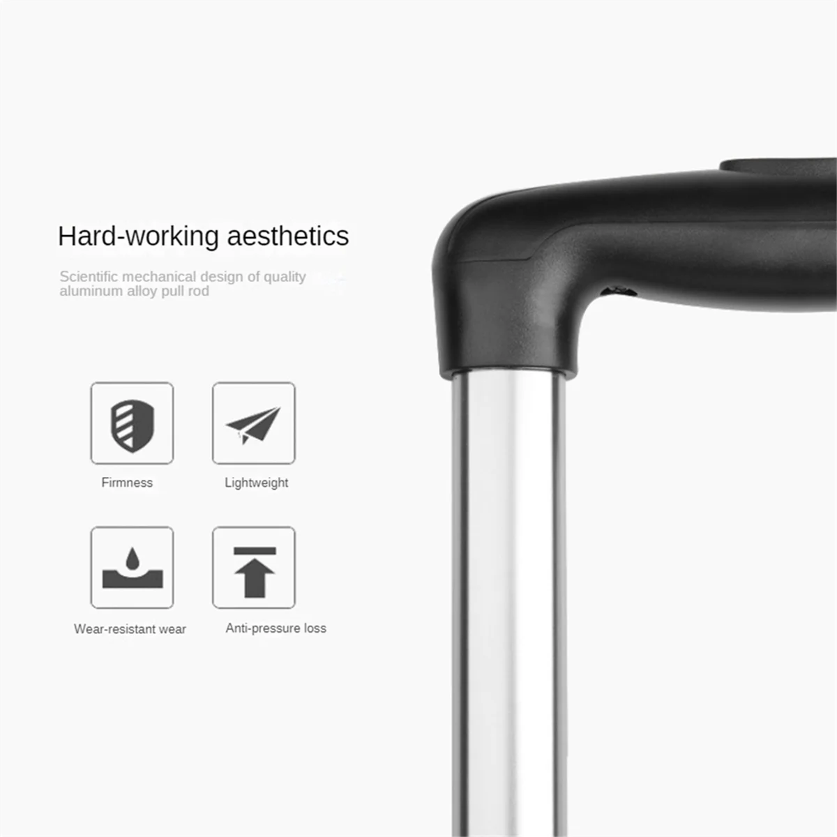 

KEKA 51cm Travel Luggage Telescopic Handle Replacement Parts Luggage Trolley G003 20 Inch Tool Box Trolley