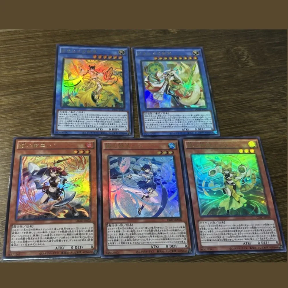 DIY Self made Yu-Gi-Oh Mikanko Evil Twin Labrynth Flash card Anime Peripheral Game Collection Card Holiday Gift