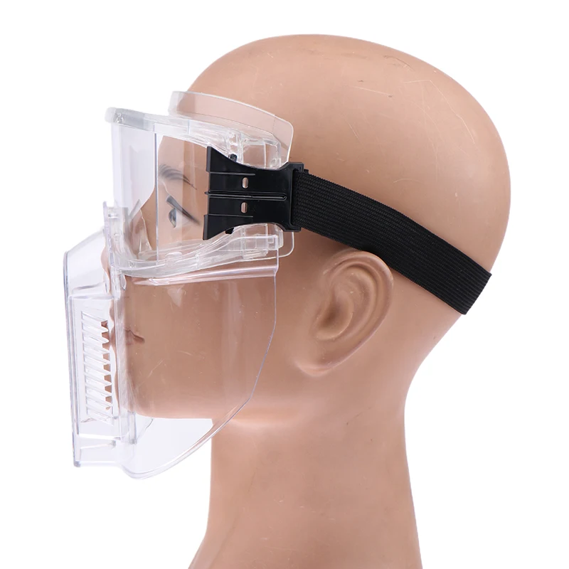Multipurpose Ergonomic Transparent Protected Face Shield Mask For Work Polish Welding Dust Oil Splash Resistant Full Face Mask
