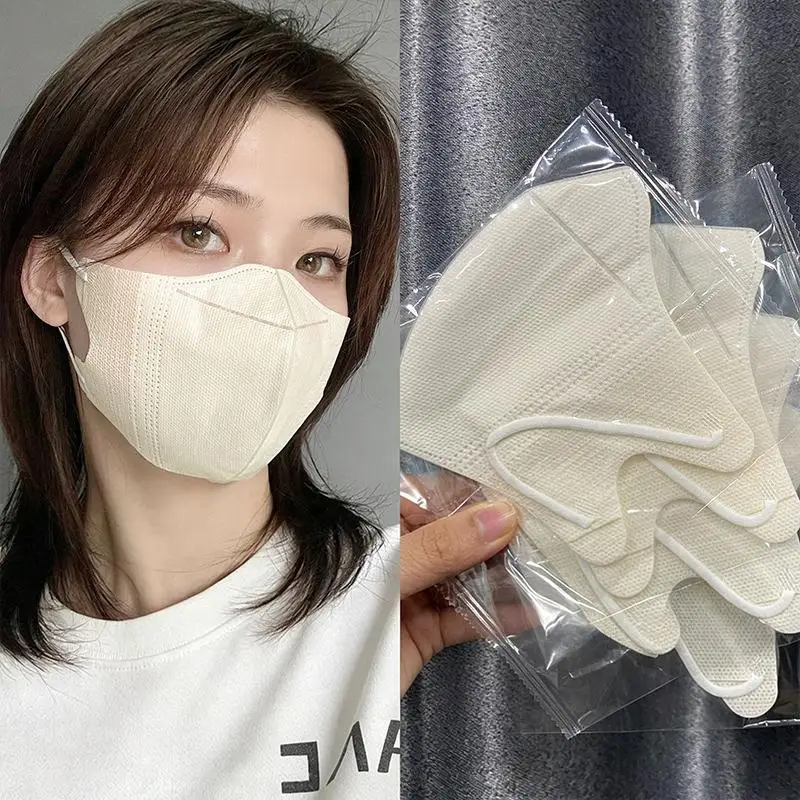 100 Stück 3D-Schutzmasken, effizienter Schutz, atmungsaktiv, modische Schutzmasken, modische Gesichtsmasken, Einwegmasken – Detail 3
