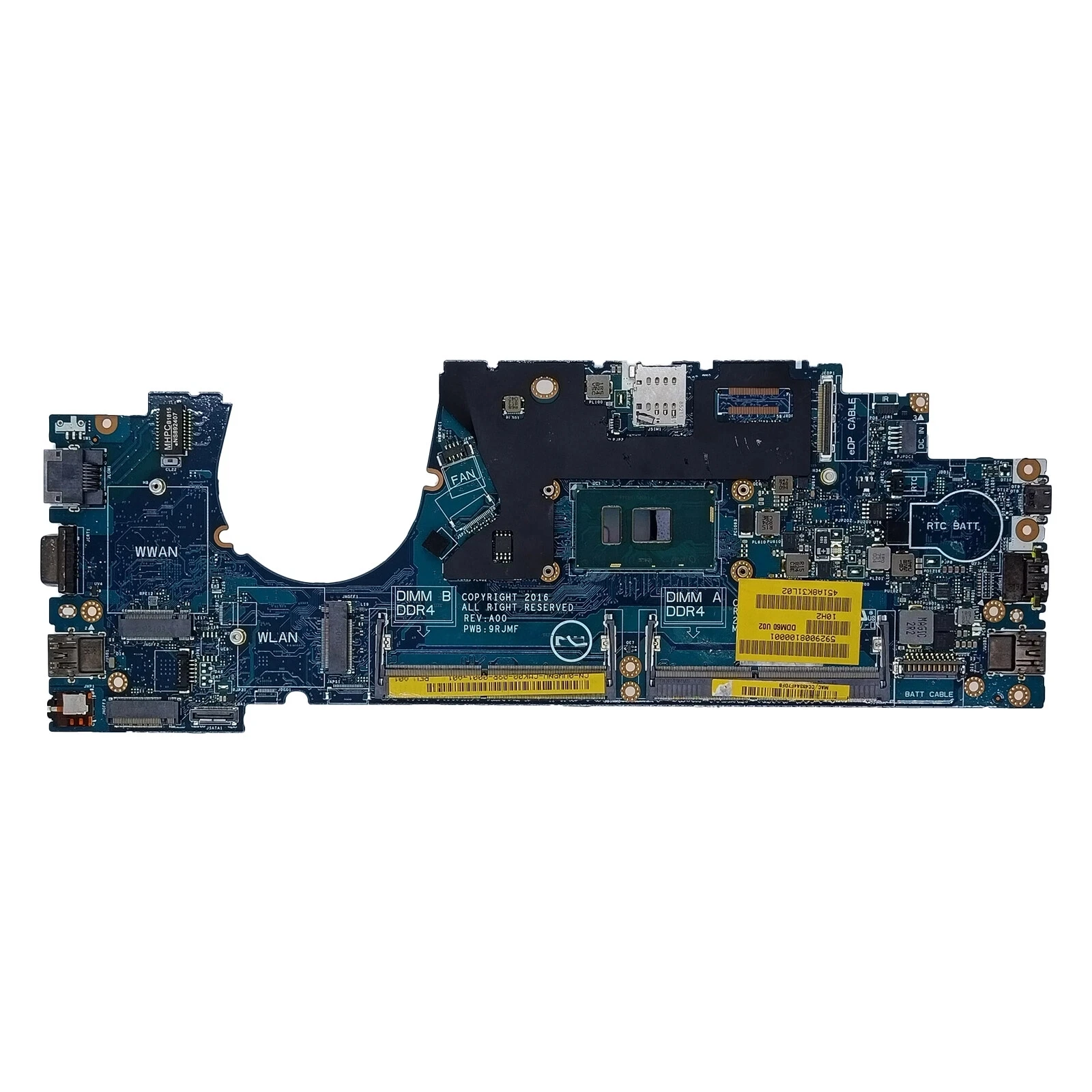 

04T711 For Latitude 5280 Laptop Motherboard CDM60 LA-E071P i5-7300U