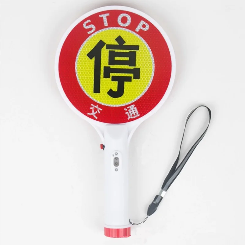 Rechargeable Light Parking Warning Sign Warning Light Indicator Sign Command Sign Handheld Rechargeable Tail with Led Lighting